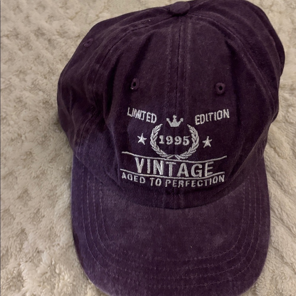 Vintage 1995 Limited Edition Purple Hat